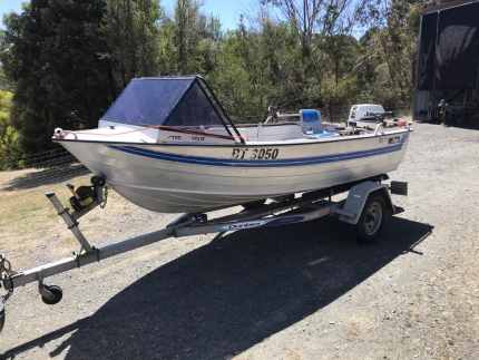 3.75 SEAJAY ANGLER TINNIE 20HP HONDA, Tinnies & Dinghies, Gumtree  Australia Launceston Area - Launceston