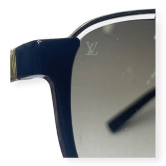 LOUIS VUITTON Z0936E Mascot Monogram Black Mens Sunglasses With Case