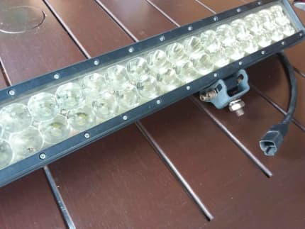 42 Curved LED Light Bar kit To Fit Nissan Navara D40 inc wiring harness