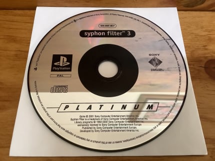 Syphon Filter 3 Sony PlayStation 1 PS1 PAL Promo Version Rare