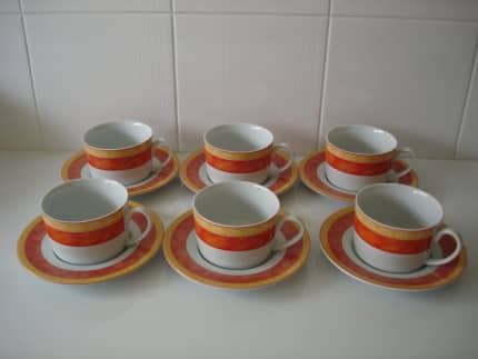 vintage orange cups  Gumtree Australia Free Local Classifieds