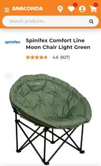 Spinifex deluxe sale comfort moon chair