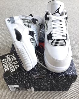 jordan 4 black and silver