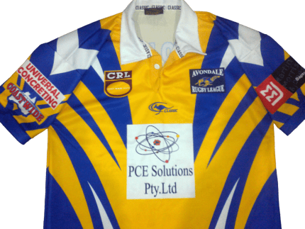 Kaiser Stuhl Steelers retro rugby league shirt