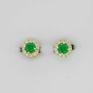 second hand diamond earrings