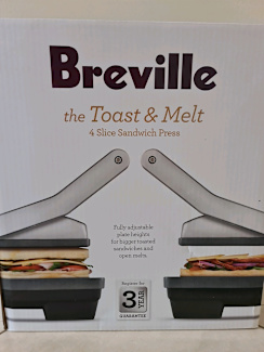 breville the toast & melt 4 slice sandwich press