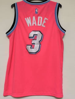 Miami Heat Vice City Jerseys Wade #3 white S M L jersey