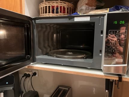 Stainless steel deals microwave kmart