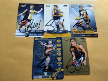 Ross Glendinning Autographed West Coast Eagles Puma Australian Jersey Tank  3XL