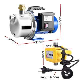 Garden Water Pump Jet High Pressure Controller Stage Irrigation 4600L/
