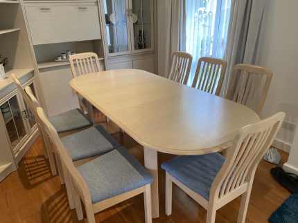 second hand folding dining table