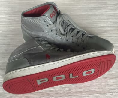 Gray on sale polo shoes