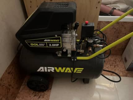 Ryobi airwave 50l 2.0 hp air compressor review hot sale