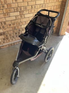 used bob revolution double stroller