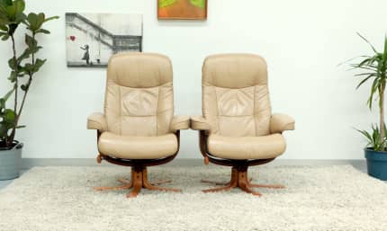 Used leather recliner discount chair