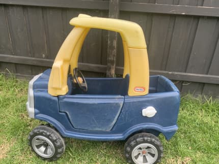 little tikes car blue and yellow