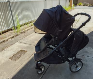 Strider plus double clearance pram