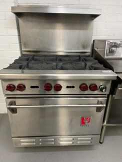 36 gas range used