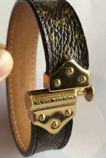 Louis Vuitton Nano Monogram Bracelet M6689 Brown