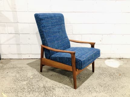 mid century modern recliner chair