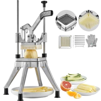 DENEST Commercial Vegetable Fruit Slicer Shredder Machine with