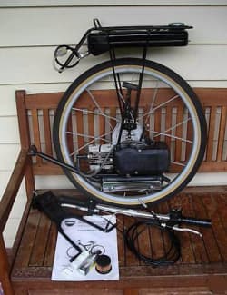 rotary motorised push bike