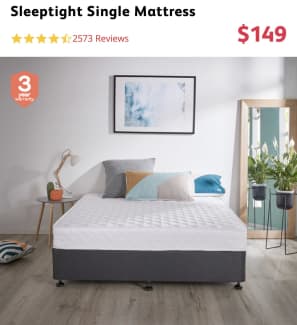 sleepscape single mattress