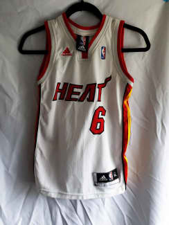 Miami Heat Lebron James Adidas Basketball Jersey Youth 2T 