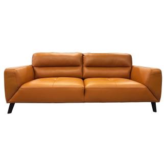 Norwell Genuine Leather Sofa 3 Seater Upholstered Lounge Couch - ...