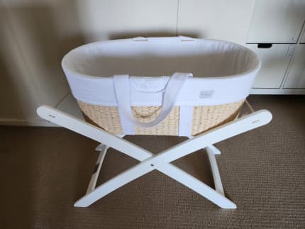 Moses basket mattress baby sales bunting