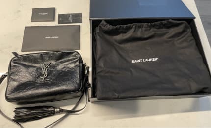 Yves Saint Laurent, Bags, Ysl Lou Camera Bag Coffee Beige Leather No  Trades
