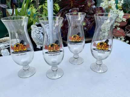 Assorted discount Hard Rock Café drinking glasses