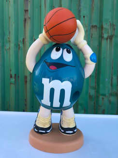 M&M's Blue with Saxophone Candy/Gumball Bank Dispenser