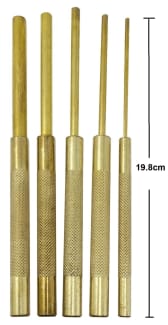 8PC Brass Pin Punch Set