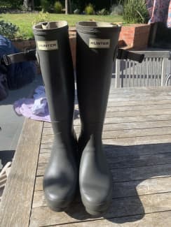 women's hunter field balmoral wellington boot