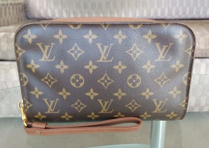 Louis Vuitton M51790 Orsay Clutch Bag USED LV Monogram w/box