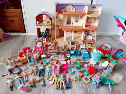 Fisher price dollhouse with lights online