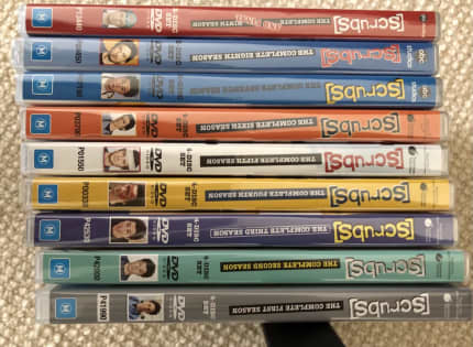 Scrubs Complete Season 1-8 DVDs and Blu-rays