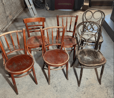 Preloved discount bentwood chairs