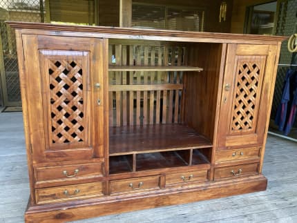 Balinese store tv cabinet