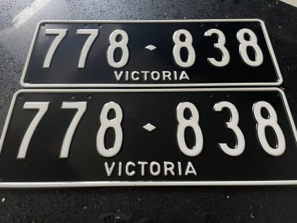 Personalised on sale vic plates