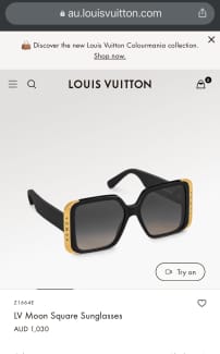 Louis Vuitton Black/Gold Z0936w Mascot Sunglasses, Accessories, Gumtree Australia Shepparton City - Shepparton