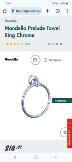 Mondella towel ring hotsell