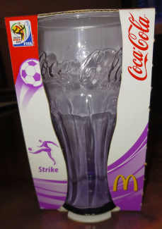 Coca Cola authentic Glasses fifa 2010 6x