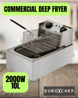 Fish & Chip Deep-Frying Basket Rectangle, Small 250mm. Australia.