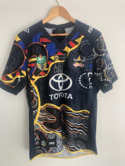 men's north queensland cowboys nrl isc thor marvel rugby shirt size