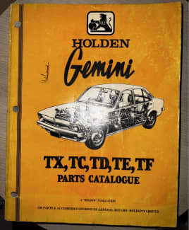 Spare part holden store gemini diesel