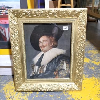 The Laughing Cavalier Framed Print by Print Collector 