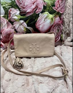 TORY BURCH Thea Fold-Over Crossbody Bag, Wildflower (Pink) Terrific  Condition