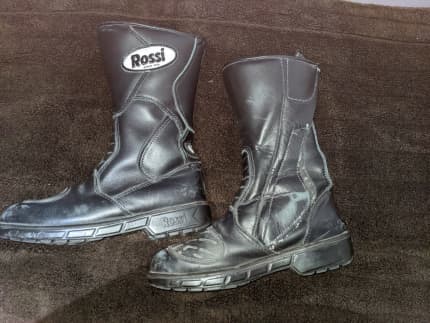 rossi leather motorcycle boots